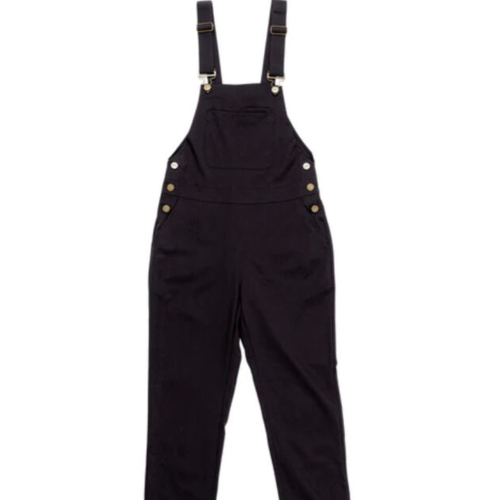 Wild rye black overalls